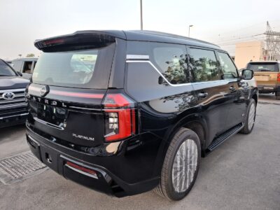 2025 Nissan Patrol 3.5 Litres V6 Twin-Turbo Petrol Engine Black Tan SUV