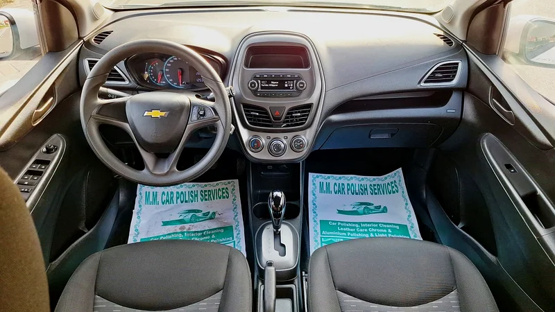 2019 Chevrolet Spark Other 4 Cylinder petrol Engine White Black Hatchback GCC