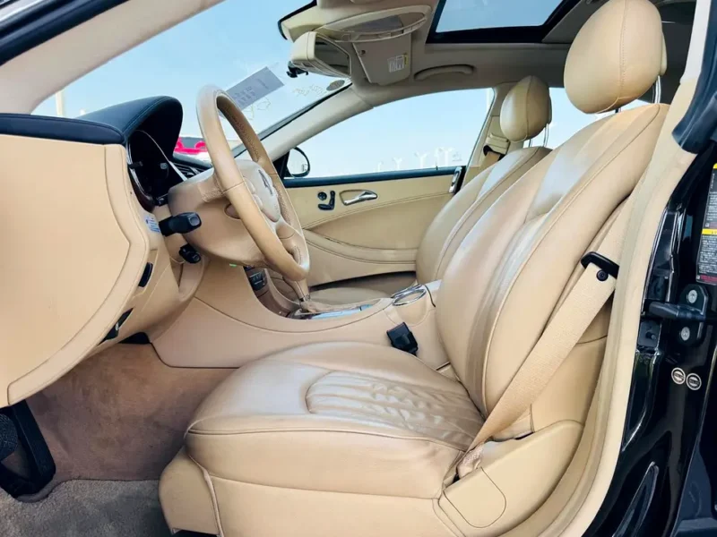 2006 Mercedes-Benz CLS-Class CLS 350 6 Cylinder Engine Black Beige Sedan