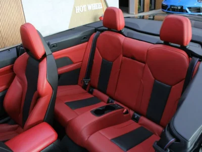 2022 BMW M4 Competition 3.0L Twin-Turbo V6 Black Red Convertible