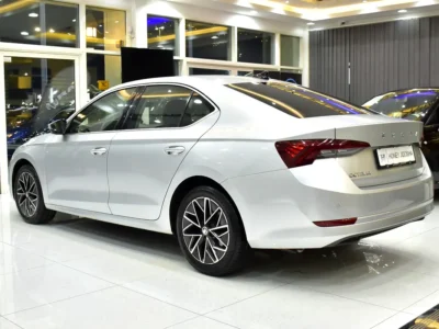 2021 Skoda Octavia Active 4 Cylinders Petrol Engine Silver Black Sedan GCC