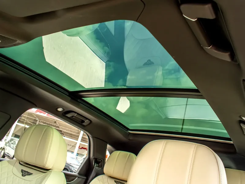 2017 Bentley Bentayga W12 AWD 12 Cylinders Engine White Beige SUV