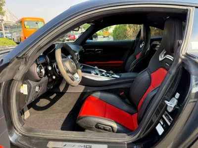 2017 Mercedes-Benz AMG-GT S 8 Cylinder Petrol Engine Black Red Coupe