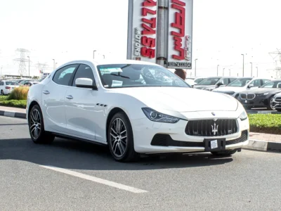 2016 Maserati Ghibli Other 6 Cylinders Petrol Engine White Orange Sedan