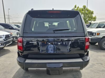 2025 Toyota Prado Luxury 2.4L Turbocharged 4-cylinder Petrol Engine Black SUV