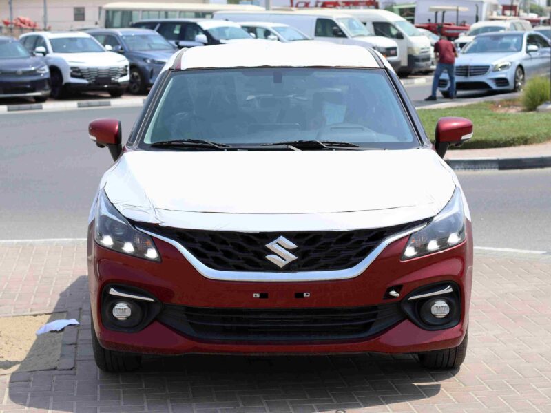 2024 Suzuki Baleno 1.5L I4 Cylinder Petrol Engine FWD Maroon Black Hatchback