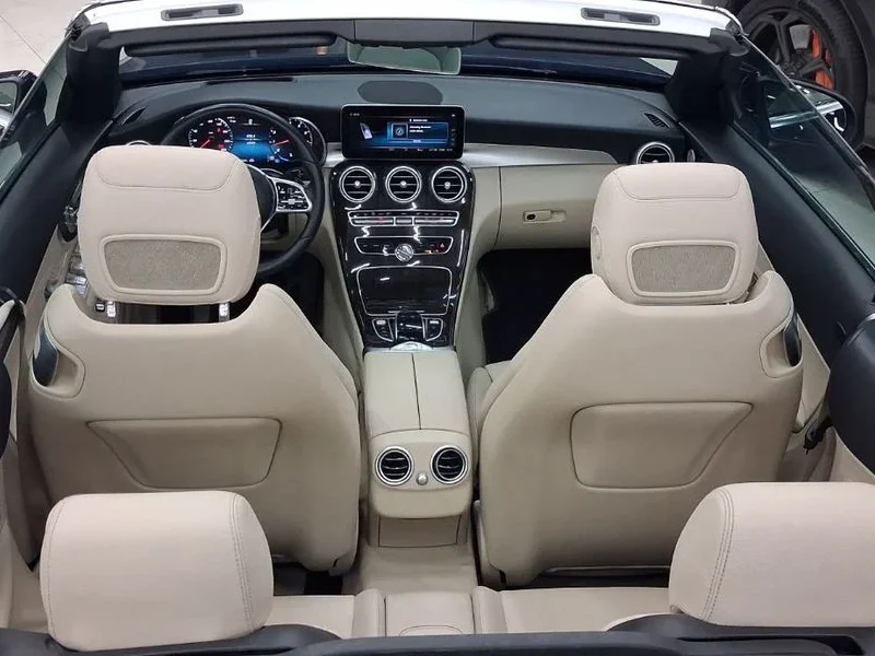2022 Mercedes-Benz C 300 2.0 L 4 Cylinders Engine Blue Beige Convertible