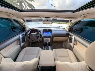 2020 TOYOTA PRADO FULL OPTION V4 Engine 2.7L GCC White Beige SUV