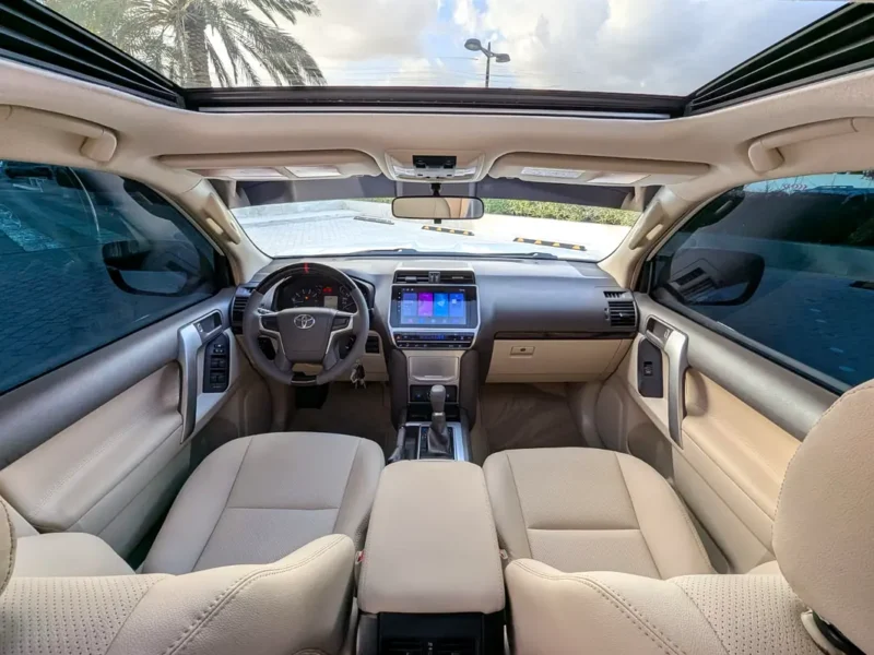 2020 TOYOTA PRADO FULL OPTION V4 Engine 2.7L GCC White Beige SUV