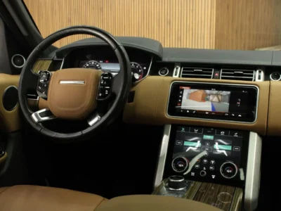 2018 Land Rover Range Rover Vogue SE 5.0L 8 Cylinder Engine Black Brown SUV