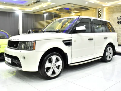 2010 Land Rover Range Rover Sport Supercharged 8 Cylinder White Brown SUV