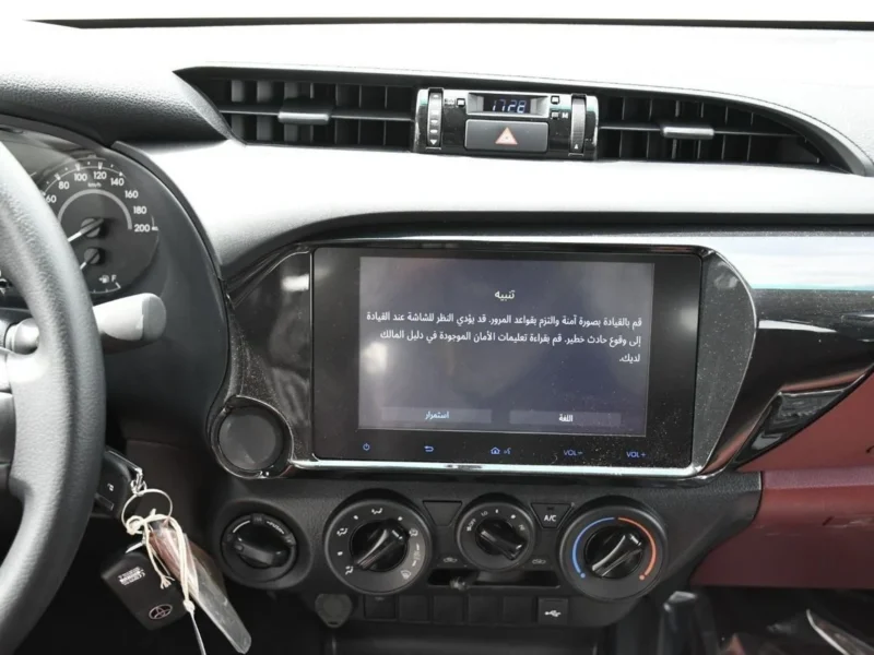 2025 Toyota Hilux 2.7 Liters 4 Cylinder Petrol Engine White Red Pick Up