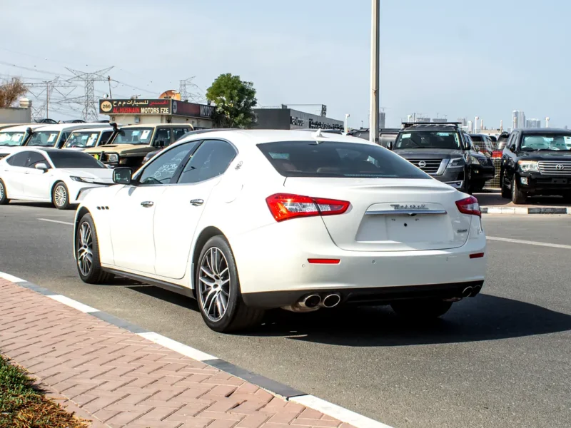 2016 Maserati Ghibli Other 6 Cylinders Petrol Engine White Orange Sedan
