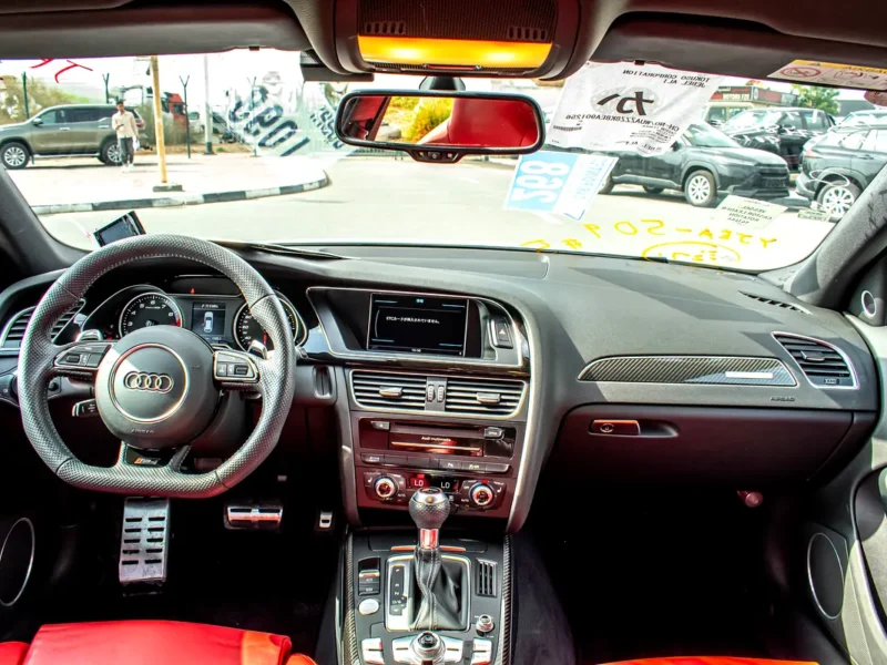 2014 Audi S4/RS4 Other 8 Cylinders Petrol Engine White Orange Wagon