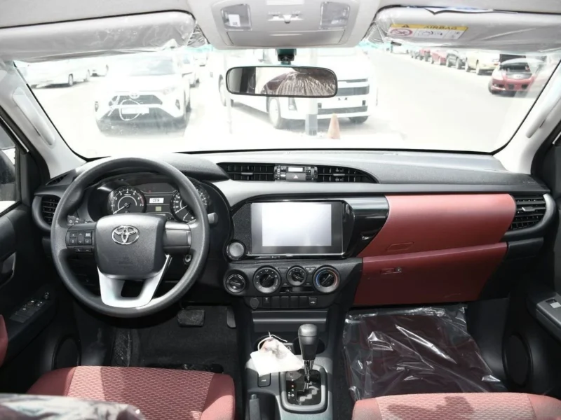 2025 Toyota Hilux 2.7 Liters 4 Cylinder Petrol Engine White Red Pick Up