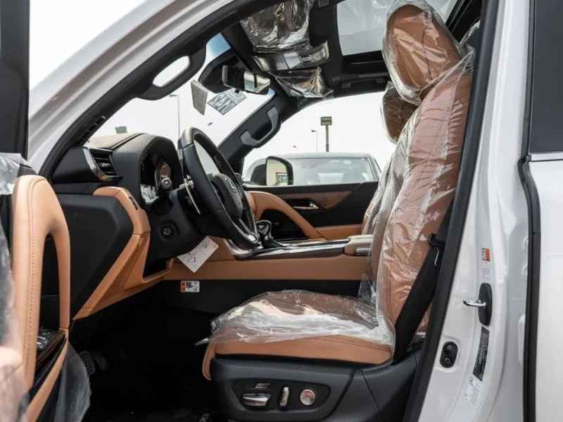 2026 Lexus LX600 Signature 3.5L V6 Twin-Turbocharged Petrol AT White Tan SUV