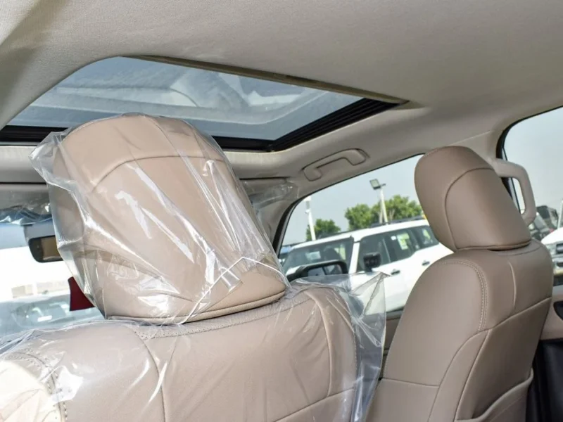 2024 Toyota Prado 2.4L TURBO 4 Cylinders Engine White Beige SUV GCC