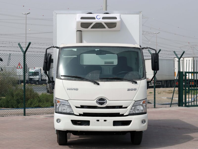 2023 Hino 300 Freezer Van 4.0L 4 Cylinder Engine MT White Diesel White Grey