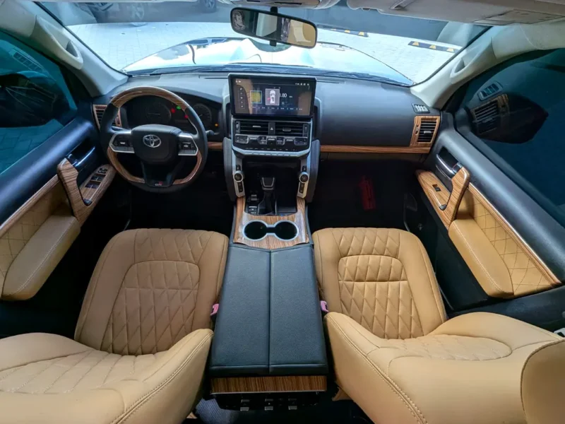 2008 TOYOTA LAND CRUISER FACELIFTED 2025 V6 4.0L Black Brown SUV GCC