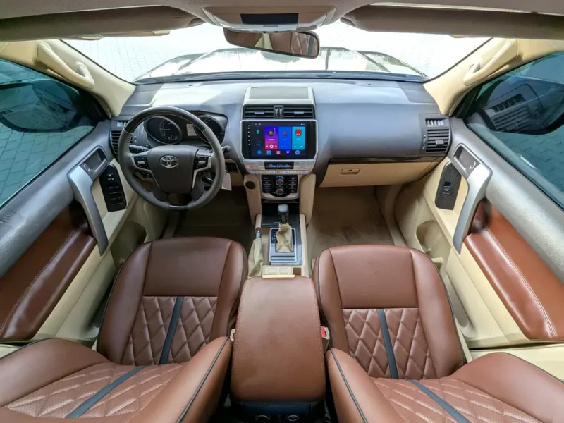 2016 TOYOTA PRADO FACELIFTED 2023 INTERIOR AND EXTERIOR V4 2.7L Grey Brown