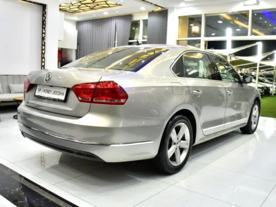 2013 Volkswagen Passat SEL 5 Cylinder Petrol Engine Silver Beige Sedan GCC