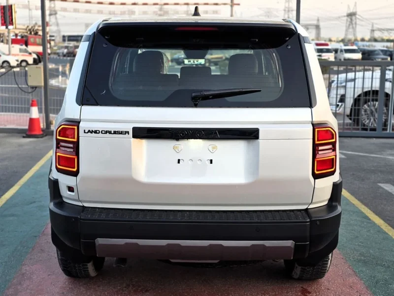 2025 Toyota Land Cruiser Prado 4x4 2.4L Turbo 4 Cylinders Engine White Brown SUV