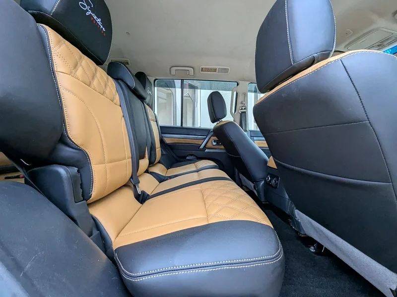 2015 Mitsubishi Pajero GLS 6 Cylinders Petrol Engine White Brown SUV GCC