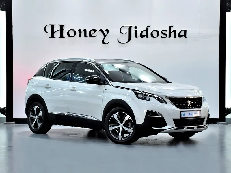 2020 Peugeot 3008 GT Line 4 Cylinder Petrol Engine White Black Crossover