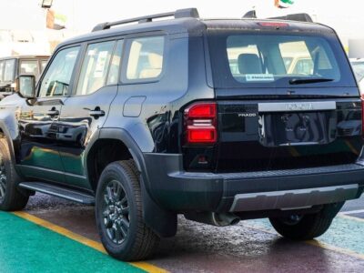 2024 Toyota Prado 2.4L GXR TWIN TURBO 4 Cylinder Engine Black Beige SUV GCC