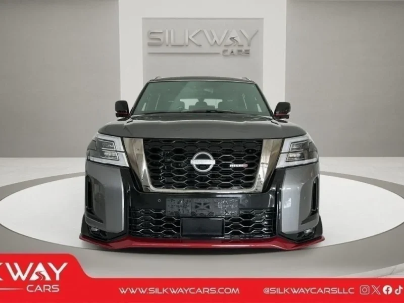 2024 Nissan Patrol NISMO 8 Cylinders Petrol Engine Grey Red SUV GCC Specs