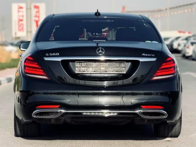 2018 Mercedes-Benz S-Class S 560 4MATIC 8 Cylinder Engine Black Sedan