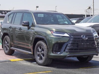 2025 Lexus LX 600 3.5L V6 Cylinder Petrol Engine Green Black SUV GCC