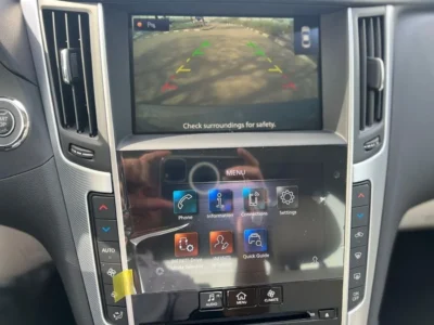 2024 Infiniti Q50 Luxe 3.0 Litres 6 Cylinders Petrol Engine White Beige Sedan GCC