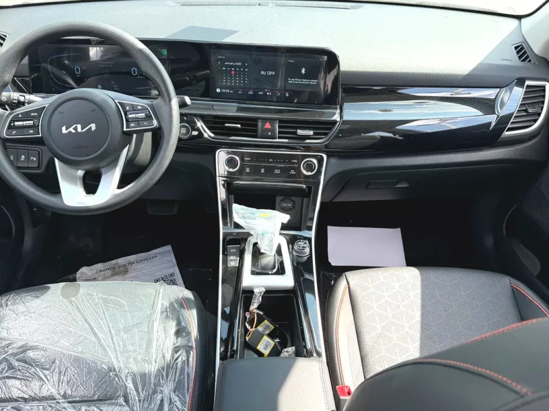 2025 Kia Seltos Luxury Edition 4 Cylinder Petrol Engine White Black SUV