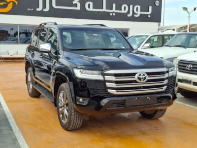 2025 Toyota Land Cruiser VX 3.5 Litres 6 Cylinders Petrol Engine Black SUV GCC Specs