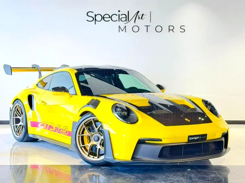 2023 Porsche Carrera / 911 GT3 RS 6 Cylinders Yellow Black Coupe WEISSACH PACKAGE