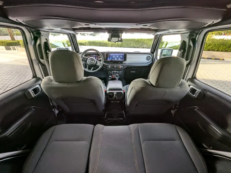 2024 JEEP WRANGLER SPORT 2.0L V4 White Black SUV IN EXCELLENT CONDITION