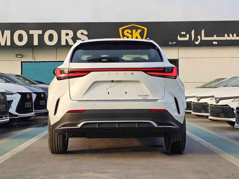 2024 Lexus NX350 F SPORT TURBO CHARGED 4 Cylinders Engine White Red SUV GCC