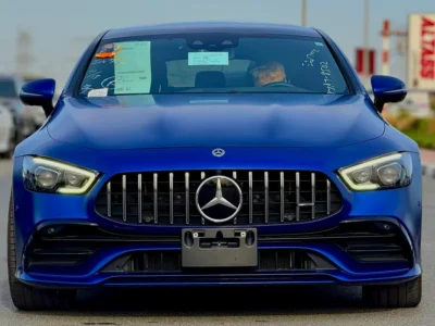 2021 Mercedes-Benz AMG GT 43 4Matic Plus 6 Cylinders Petrol Engine Blue Black Sedan