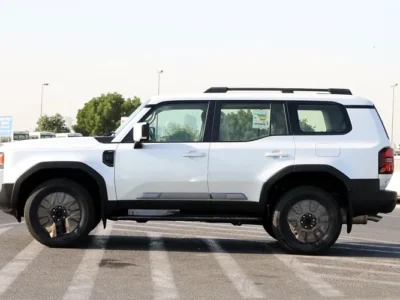 2024 Toyota Prado Other 4 Cylinder Petrol Engine White Beige SUV GCC