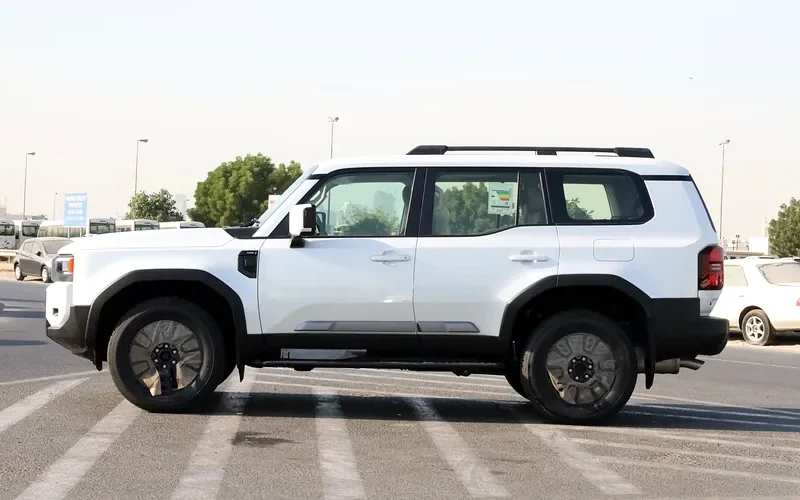 2024 Toyota Prado Other 4 Cylinder Petrol Engine White Beige SUV GCC