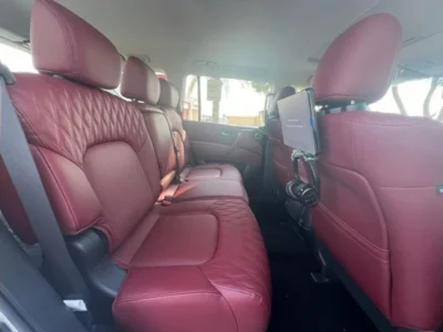 2024 Nissan Patrol V8 Cylinder Engine PLATINUM Silver Burgundy SUV GCC