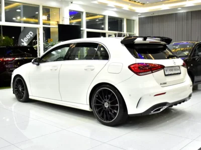 2019 Mercedes-Benz A-Class A 250 4 Cylinders Engine White Black Hatchback GCC