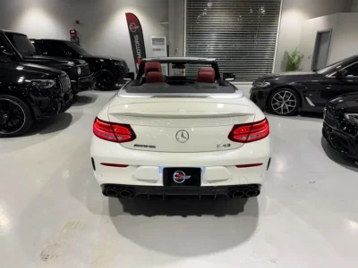 2021 Mercedes-Benz C-Class C43 AMG 6 Cylinders Engine White Red Convertible