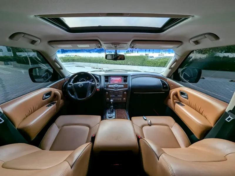 2017 NISSAN PATROL FACELIFTED 2024 SE PLATINUM V6 4.0L Grey Brown SUV GCC