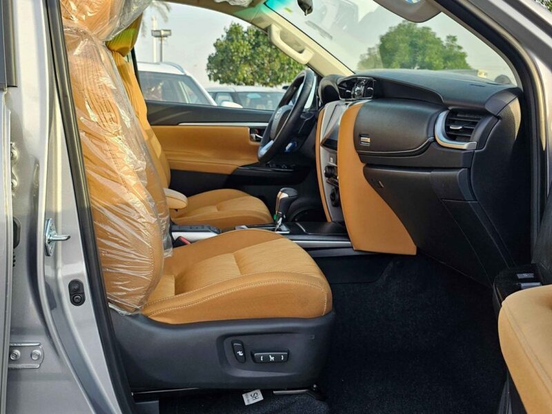 2024 Toyota Fortuner 4.0 Litres V6 Engine PETROL Silver Tan SUV GCC Specs