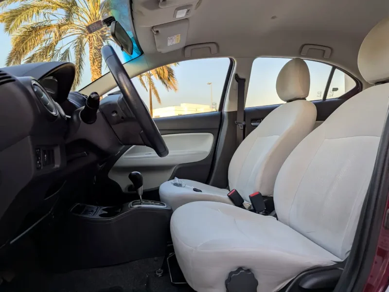 2022 Mitsubishi Attrage GLX 3 Cylinder Petrol Engine Maroon White Sedan GCC