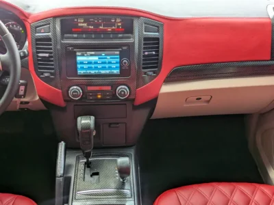 2016 Mitsubishi Pajero GLS MID MODIFIED SIGNATURE EDITION V6 3.5L White Red SUV