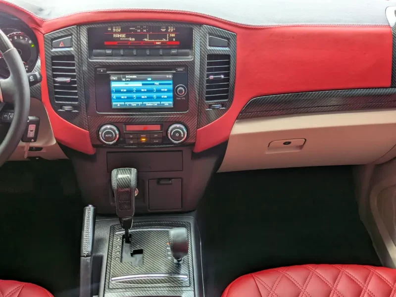 2016 Mitsubishi Pajero GLS MID MODIFIED SIGNATURE EDITION V6 3.5L White Red SUV