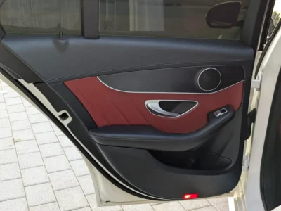 2015 Mercedes-Benz C-Class C200 4 Cylinder Petrol Engine White Red Sedan White